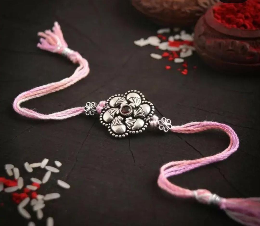 Beautiful Kolhapuri charms Rakhi
