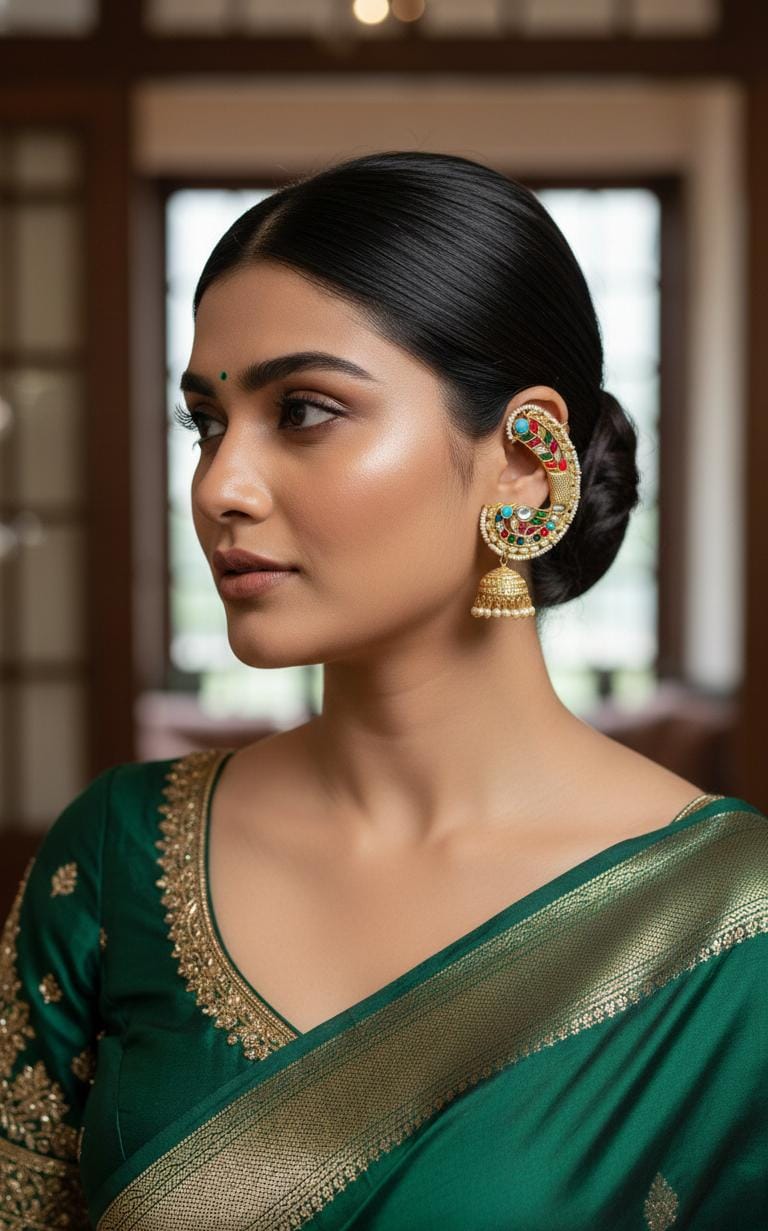 Chandni Premium Quality Gold Plated Earcuff for women