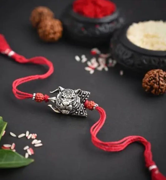 Beautiful Kolhapuri charms Rakhi