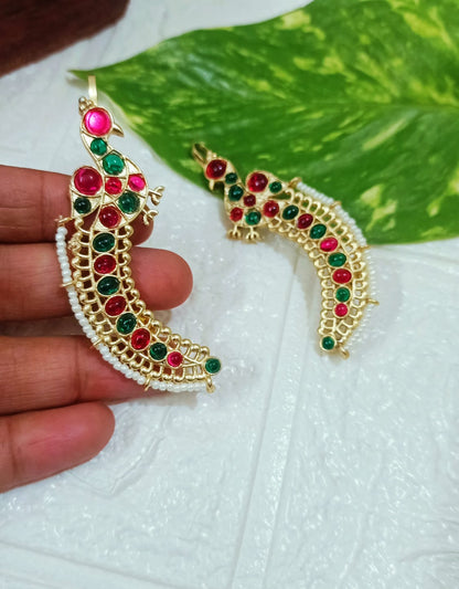 Beautiful Gold Plated Peacock Earcuff for Women