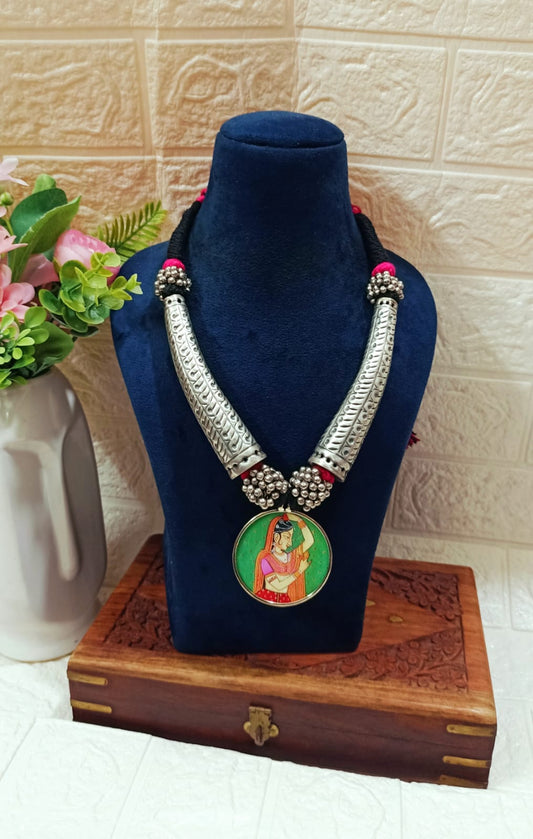 Beautiful Designer Hasli Style Painting Necklace