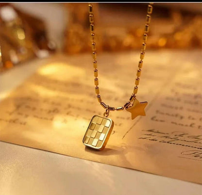 Gold Plated Anti Tarnish Stainless Steel Chain Necklace