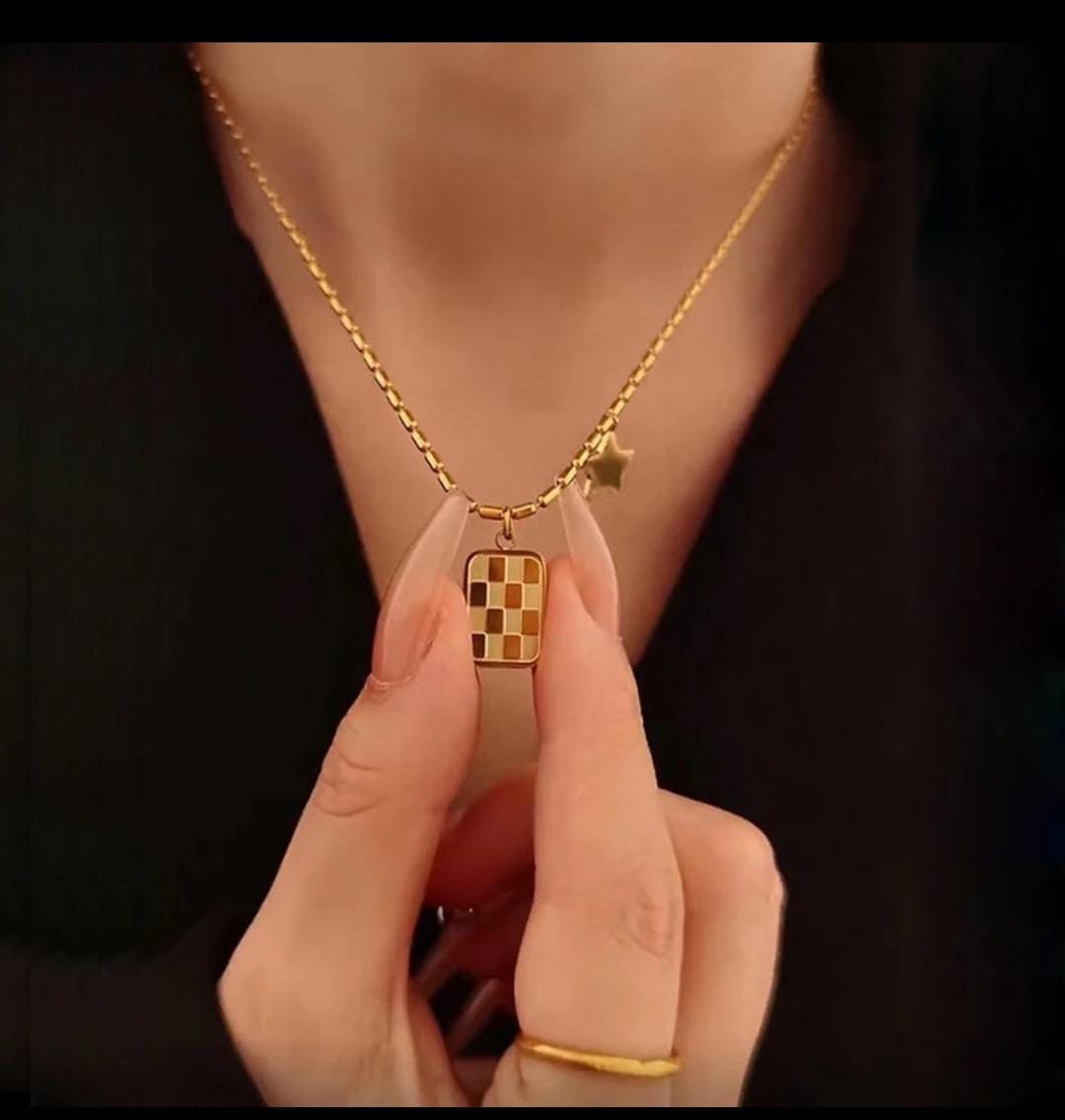 Gold Plated Anti Tarnish Stainless Steel Chain Necklace