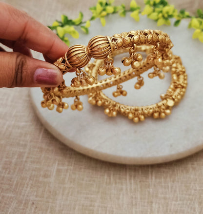 Apsara Gold plated Ghungroo Anklet