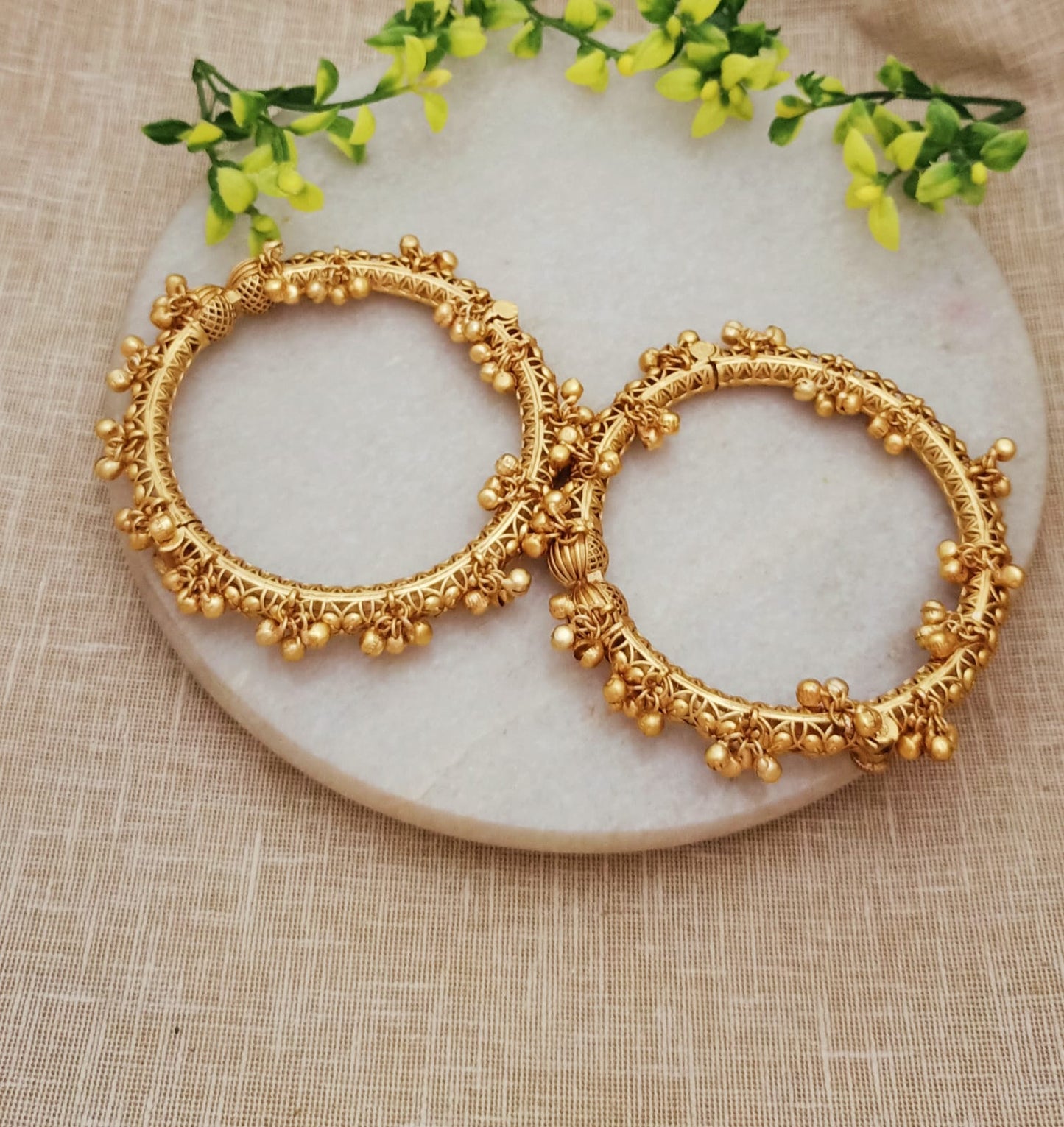 Apsara Gold plated Ghungroo Anklet