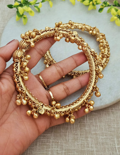 Apsara Gold plated Ghungroo Anklet