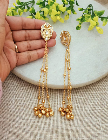 Mohini Gold Plated Kasmiri Earrings