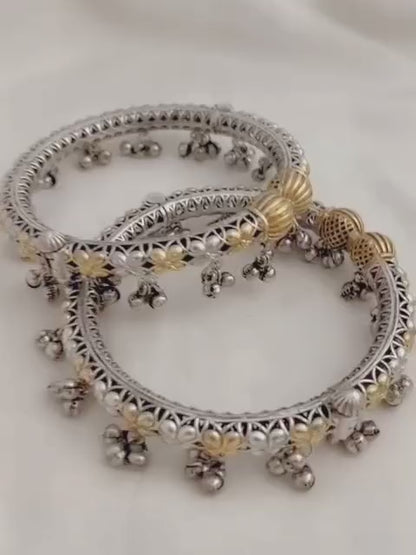 Jhanjhar Dual Tone Ghungroo Anklet