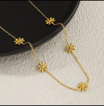 Gold Plated Anti Tarnish Stainless   Chain Necklace